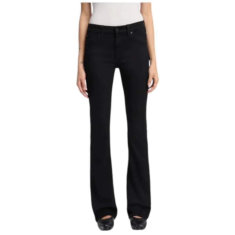 7 For All Mankind Women's Boot Cut Jeans - Black